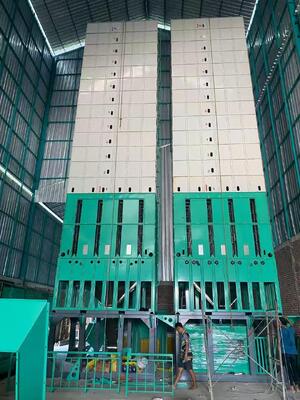 ভালো দাম ব্যাচের প্রকার 10TPH কর্ন মাইজ ড্রায়ার মেশিন মাল্টি চ্যানেল শুকানোর স্তর অনলাইন