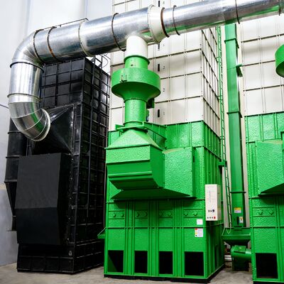 গুণ 200 টন পরোক্ষ হিটিং রাইস হুস ফার্নেস ড্রায়ার কম্পিউটারাইজড কন্ট্রোল কারখানা