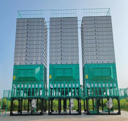 গুণ 150 টিপিডি কাঁচা ধানের শস্য গম ড্রায়ার মেশিন 2 মিলিয়ন কিলোকুল কুণ্ডুলি চুল্লি কারখানা