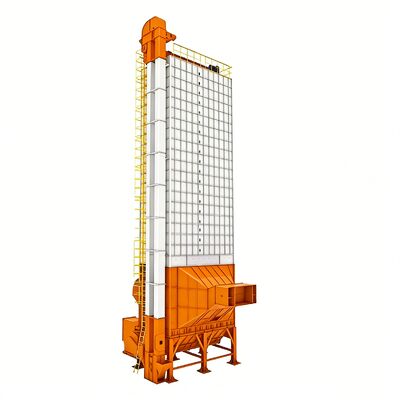 গুণ ৩৫ টন চাল শুকানোর যন্ত্রপাতি / ধান শুকানোর যন্ত্রপাতি সমস্ত এসএস উপাদান সহ ভি আকৃতির চ্যানেল কারখানা